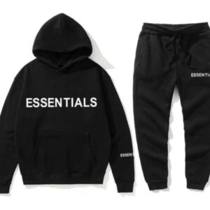 Essentials Black Tracksuit